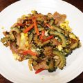 猫のしっぽ♡'s cooksnap of when they made ☆簡単！ゴーヤチャンプルー☆.