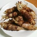ぶーこちゃん♥'s cooksnap of when they made もやしの肉巻き.