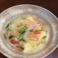 ムラタばあさん's cooksnap of when they made 玉子豆腐の冷たいカニカマ餡かけ.