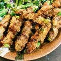 はるりおん２０５'s cooksnap of when they made 豚肉巻き巻きアスパラチーズフライ！.