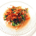 ぺこりぃの's cooksnap of when they made 瞬殺!!つまみ菜と桜海老の中華風炒め.