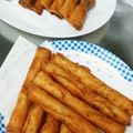 hakomasa's cooksnap of when they made フィレォフィッシュスティック　鱈の春巻き.