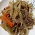 ささらんらん's cooksnap of when they made 人参とごぼうに何いれよ♡無限大きんぴら.