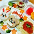 ひろひろｍａｍａ's cooksnap of when they made 1才の誕生日☆簡単リラックマ離乳食.