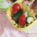ゆけり３兄弟's cooksnap of when they made 胡瓜とプチトマトの胡麻和え.