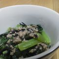無冠の帝王's cooksnap of when they made 栄養たっぷり！ひき肉と小松菜とひじき炒め.