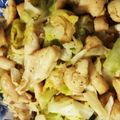 ルルちゃんmam's cooksnap of when they made 簡単☆キャベツと鶏皮のさっぱり炒め物！.