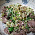もものすけ母's cooksnap of when they made ゆで砂肝の山椒和え.