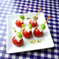 カルン's cooksnap of when they made 簡単おもてなし*プチトマトと枝豆チーズ*.