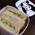 みじょーん's cooksnap of when they made サーモンアボカドサンド.