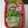 ☆ゆかねえさん☆'s cooksnap of when they made カエルで梅雨も楽しく幼稚園キャラ弁当♡.
