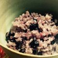 バウチャン's cooksnap of when they made 藤ご飯（黒豆ご飯）.