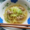 カリンチョコ★'s cooksnap of when they made 鶏塩　コンソメラーメン.