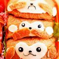 あやせんママ☆'s cooksnap of when they made お稲荷さんでおサルさん♪～キャラ弁～.