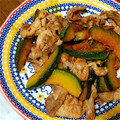 よっしー嫁's cooksnap of when they made 簡単！かぼちゃと豚肉の甘辛炒め.