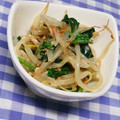 いこたん's cooksnap of when they made もやしとほうれん草の味噌だれあえ.