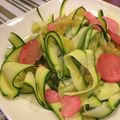 むちmuchiko's cooksnap of when they made ズッキーニのフリルサラダ.