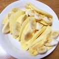 ぷりん⍢⃝'s cooksnap of when they made レンジでカスタードバナナオムレット.