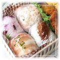 KENチャン's cooksnap of when they made チーズ入り生ハムおにぎり.