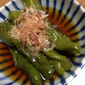 むぎちょこ♬'s cooksnap of when they made ししとうの揚げ浸し♪ししとう最高～♪.