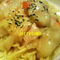 jerrytomo's cooksnap of when they made 簡単生クリームのパスタ.