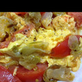 uomaru's cooksnap of when they made トマトの卵炒め 今日は洋風～♪.