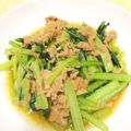 ステルトミチル's cooksnap of when they made 旬の甘い小松菜とシーチキンの炒め物.