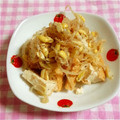 うさうさまろん's cooksnap of when they made 豆もやしと厚揚げのナムル風和え物.
