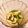 冬のうさぎ's cooksnap of when they made ダイエット　きゅうりとシメジ簡単酢の物　.
