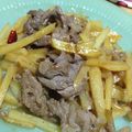 みそ's cooksnap of when they made 酸味♪細切りジャガイモと牛肉のピリ辛炒め.
