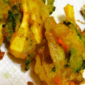 CUNEppg's cooksnap of when they made ゴーヤのかき揚げ.