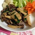 あ　り　す's cooksnap of when they made たけのこと牛肉の炒め物.