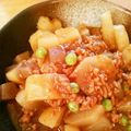 yomechann's cooksnap of when they made 子供喜ぶ☆大根のカレー煮.