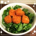 Emiii28's cooksnap of when they made 冷凍豆腐で揚げないからあげ.