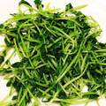 ゆ〜はな's cooksnap of when they made 豆苗（とうみょう）のシンプル炒め.