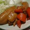 ＊サワサワ＊'s cooksnap of when they made 超簡単　手羽中の焼肉のたれ煮込み.