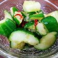 kzsugiura's cooksnap of when they made さっぱりきゅうりの胡麻醤油漬け.