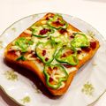 なつき☆ミ's cooksnap of when they made 朝食 ランチに ピーマンのピザトースト.