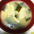 あぽろ．'s cooksnap of when they made ☆たけのこワカメの味噌汁☆.