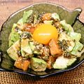 ちべターリー's cooksnap of when they made アボカドとサーモン♪香味ダレ和え.
