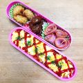 jun67's cooksnap of when they made 食べやすさ重視✿ウチのオムライス弁当.