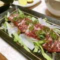 快くん's cooksnap of when they made 馬刺しの生姜カルパッチョ.