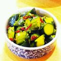 46326's cooksnap of when they made 冷んやりおつまみ！きゅうりのラーぽん和え.