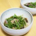 もり☆'s cooksnap of when they made ★もずく酢にカニカマ君と貝割れちゃん★.