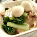 うだめ's cooksnap of when they made 白菜と豚コマの簡単中華丼♪.