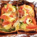 tm63's cooksnap of when they made アボカド＆トマト＆チーズのトースト.
