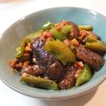 sacoママ's cooksnap of when they made 茄子とピーマンの甘辛煮.