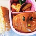 さきちママなり☆'s cooksnap of when they made バターロールで簡単♡ネコサンド♡.