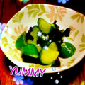 れもんじゅーす♪'s cooksnap of when they made 簡単早うま‼ 胡瓜とわかめのナムル風.