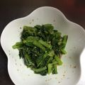 リエル2005's cooksnap of when they made シリコンスチーマーで小松菜の旨煮.